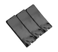 VICASKY 200 Piezas Bolsa Con Gancho Lápiz Cubierta Bolsas Para Lápices De Cubiertas Para Cordones De Embalaje De Alimentos De Plástico Pvc Negro