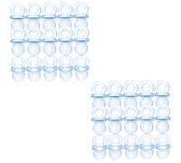 VICASKY 200piezas Miniature Pacifiers Ornaments Para Decoración De Shower Adornos Para Fiestas De Bebés y Revelaciones De Género Accesorios De Fiesta