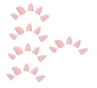 VICASKY 25 piezas Pipa uñas protección de dedos rosa guitarra bajo guitarra accesorios blancos púas de fieltro para ukelele guirat-dedos púas Guzheng uñas Pipa picks nylon instrumento de cuerda niño