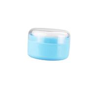 VICASKY 2juego Borla para Polvos Corporales de Contenedor para Polvos Vacío con Borlas y Tamiz para Uso Casa y Viajes