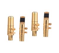 VICASKY 2juegos Boquilla De Saxofón De Latón Accesorios Kit Profesional Para Músicos Reemplazo De Boquilla Sonido Excelente y Superficie Lisa Para Amantes Música
