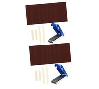 VICASKY 2juegos Herramientas De Luthier Para Guitarra Acústica De Aguja Cejuela y Sostenedor Para Reparación y Mantenimiento De Instrumentos De Cuerda