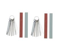 VICASKY 2juegos Herramientas De Mantenimiento De Guitarras Kit De Pulido y Afilado Piedra Para Cejuela y Diapasón Para Reparaciones y Ajustes De Instrumentos Musicales