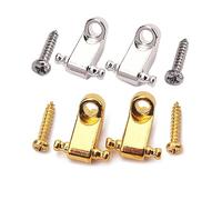 VICASKY 2juegos Prensa de Cuerdas para Guitarra Eléctrica Soporte de Cordal Rodillos de Color Plateado para Ajustar y Mantener las Cuerdas Su Lugar Uso