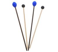 VICASKY 2pares Baquetas De Marimba De Cabezal De Hilo y Bola Mallets Para Percusión Diseño Ergonómico y Resistente Para