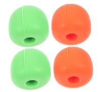 VICASKY 2pares Parche De Baqueta Silencioso Tapas De Silicona Para Puntas De Sordina Accesorios Para Instrumentos Musicales Para Practicar Interiores Sin Ruido