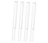 VICASKY 2pares Soporte De Página Transparente De Acrílico Para Partituras Clips De Música Claros De Sujetapáginas Prácticos Para Músicos y Compositores