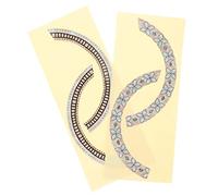 VICASKY 2piezas Adornos Para Guitarra Pegatinas Incrustadas De Para Agujero De Decoraciones Para Clásicas y Acústicas Instalación y Remoción