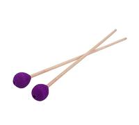 VICASKY 2piezas Baquetas De Lana Para Bombo Maza De Batería Cabeza De Fieltro De Lana y Mango De Madera Morado Para Instrumentos De Percusión Como Timbales