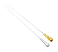 VICASKY 2piezas Bastón De Musical De Metal Para De Dorado y Plateado Conductor Musical y