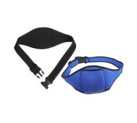 VICASKY 2piezas Bolsa para Cinturón con Micrófono Estuche de Neopreno Riñonera Ajustable para Instructor de Fitness Organizador Portátil con Bolsillo para Teatro y Conferencias
