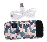 VICASKY 2piezas Calentador De Biberones Usb Portátil Térmico Para Bebés Para Viajes y Actividades Al Aire Mantiene La Temperatura Del Leche Diseño Compacto y Práctico Camuflaje