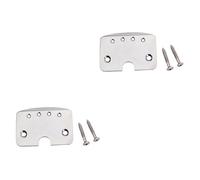 VICASKY 2piezas Cigar Box Guitar String Tailpiece De Montaje Para Guitarra Eléctrica Plata El Sostenibilidad