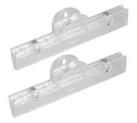 VICASKY 2piezas Clips De Partitura Musical De Acrílico Transparente Para Piano Sujetapáginas Para Lectura De Soporte