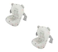 VICASKY 2piezas Cojín De Baño Ajustable Para Recién Nacidos Antideslizante y Flotante Soporte Cómodo Para Bañeras Infantiles Para Baños Seguros y Prácticos Posiciones Sentadas y