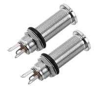 VICASKY 2piezas Conectores de Salida para Guitarra Eléctrica Mecanismo de Bloqueo Ajustado y Acabado Brillante para Uso en Instrumentos Musicales
