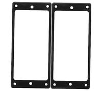 VICASKY 2piezas Cubierta para Pastillas De Guitarra Eléctrica Marco De Repuesto para Pastillas Humbucker De Cuerdas Diseño Curvo y Resistente Fácil Instalación y Almacenamiento