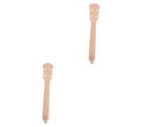 VICASKY 2piezas Cuello De Ukulele De Madera Natural Para Diseño Clásico Para Proyectos Familia y Artesanías Musicales