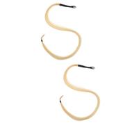 VICASKY 2piezas Erhu Bow Replacement Horse Tail Hair Real Horsehair for Easy Installation for Erhu Violin and