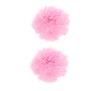 VICASKY 2piezas Funda De Felpa Prueba De Viento Antisalpicaduras Para Micrófono Profesional Protector De Micrófono Práctico Accesorio De Felpa Para Grabaciones Interiores