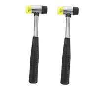 VICASKY 2piezas Martillo de Guitarra de Plástico Negro Herramienta de Reparación para Bajos Eléctricos Trastes