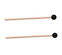 VICASKY 2piezas Martillo de Instrumento Hueco Mazos de Madera para Xilófono Baquetas para Timbales Mazos de Acero para Percusión Conciertos Estilo Aleatorio