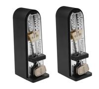 VICASKY 2piezas Metrónomo Mecánico Portátil Para Guitarra Piano y Violín Precisión y Para Instrumentos Para Principiantes y Músicos Profesionales