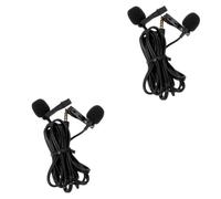 VICASKY 2piezas Micrófono Lavalier De Alta Sensibilidad para Grabación Reuniones y Entrevistas Compatible Teléfonos Móviles y Tabletas Diseño Compacto y Duradero para Transmisiones y