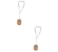 VICASKY 2piezas Mini Kalimba Piano De Pulgar De Teclas Instrumento Musical De Madera Para Principiantes Para Fiestas y Actividades Al Aire