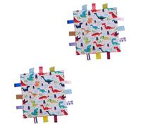 VICASKY 2piezas Muñeco De Apego De Para Bebés Diseño De Toalla De Apego Multifuncional Para Recién Nacidos Para Estimulación y Infantil