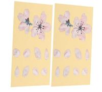 VICASKY 2piezas Pegatinas Decorativas Para Guitarra Diseño De Flor Calcomanías Para Diapasón Accesorios De Guitarra Eléctrica y Ukelele Fácil Aplicación y Reutilizables