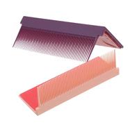 VICASKY 2piezas Plancha de Pelo Alisadora Peine Desmontable para Cabello Rizado Accesorio Peine Portátil para Plancha de Pelo de Salón
