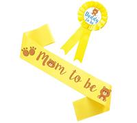 VICASKY 2piezas Sash y Pin De Papá y Punto De Decoración De Shower Para De y Cinta Para Celebrar La Llegada Del Recién Nacido