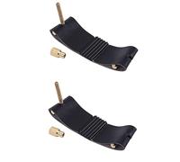 VICASKY 2piezas Saxophone Clip Para Principiantes Soporte De Flauta Para Saxofón Estabiliza El Tubo y Mejora El Sonido Fácil Instalación y Uso Negro