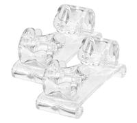 VICASKY 2piezas Soporte De Acrílico Transparente Para Kalimba Estante Portátil Para Piano De Pulgar Exhibición Decorativa De Instrumentos Musicales