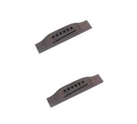 VICASKY 2piezas String Rosewood Saddle Acoustic Guitar Bridge Replacement for Folk and Classical Guitars