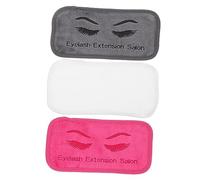 VICASKY 3 almohadillas de encaje de spa para pestañas, extensiones de amarre, soporte para la frente, para trasplante de pestañas, pañuelo para la cabeza, accesorio para pestañas, tecnología de cejas