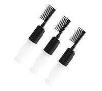 VICASKY 3 botellas de tinte para el cabello con boquilla fina y recipientes rellenables para salón y hogar para el color del cabello y acondicionador y champú, aplicación práctica para peluqueros y