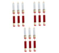 VICASKY 3 juegos de tubos de brillo de labios para manualidades, tubo hueco, tubos de brillo de labios, tubos vacíos, tintados, contenedores de muestras, tubo de pintalabios, tubos de plástico, 6