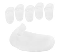 VICASKY 3 pares de calcetines de silicona hechos a sí mismos calcetines para pies impermeables cubrepies guantes húmedos calcetines hidratantes calcetines de gel máscara de pie gel de sílice