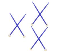VICASKY 3 Pares Palillo De Tambor Baquetas Para Bateria Baquetas De Tambor De Marcha Cepillos De Tambor Bolsa De Baquetas Amortiguadores De Tambor Portátil 5a Sintió Instrumento