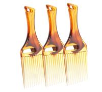 VICASKY 3 peines de aceite de cerdas profesionales para hombres, rizado, peineta de peluquería, herramientas de peinado, peine para hombre, peine profesional de plástico