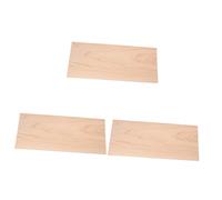 VICASKY 3 Piezas chapa de la cabeza material de golpeador de guitarra acustica material de golpeador de bajo guitarra clasica placa de clavijero chapa de cabeza de guitarra Bambú