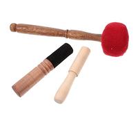 VICASKY 3 piezas de Buda Music Bowl Accesorios Gongs Cuenco Instrumento Bongos Cuenco Tazón Cuenco Tazón Cuenco Cuenco Tazón grande de fieltro de