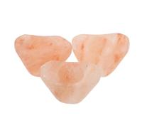 VICASKY 3 Piezas Jabón Exfoliante en Barra Piedra de Sal Rosa de Sal Mineral, Forma de Lingote, Exfoliante Corporal, Tallado a Mano, para Sensible, Spa en Casa y Relajación