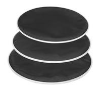 VICASKY 3 Piezas Parches de Batería de Doble Capa Parches de Batería Silenciosos de Malla para Practicar Interiores Reemplazo Mudos