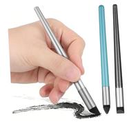 VICASKY 3 Piezas Pinceles de Esponja para Pasteles al Óleo, Accesorio para Dibujar Cabeza Biselada y Redonda, Herramienta para Mezclar Pintura Adecuado para Artistas y Pintura Creativa