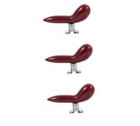 VICASKY 3 Piezas Reposamanos para cómodo soporte para accesorio protector de dedos de muñequera para reposamanos para el pulgar del abdominales rojo