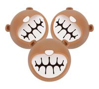 VICASKY 3 Piezas Soporte para Colgar Toallas de Mano, Café | ABS y PVC, para Paños de Baño y Cocina, Uso en Lavabo, Montaje Rápido