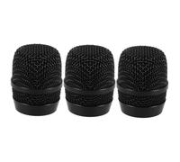 VICASKY 3 Uds Accesorios De Micrófono De Rejilla Cubierta De Parrilla Reemplazo De Parrilla Cabeza De Micrófono De Metal Parabrisas Piezas De Micrófono Suministros De Micrófono Cubierta